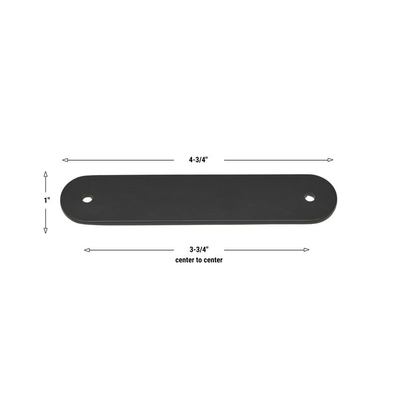 GlideRite 4-3/4 in. Rounded Backplate 3-3/4 in. Center to Center, 5343-96