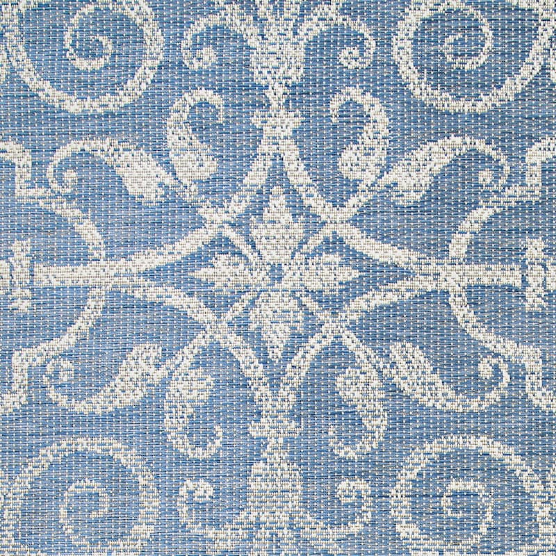 Dream Decor Rugs Samantha Scroll Indoor Outdoor Area Rug