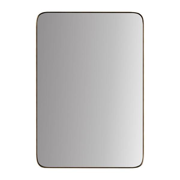 Highland Bronze Rounded Corner Wall Mirror - 24