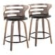 preview thumbnail 5 of 47, Carson Carrington Cranagh 24" Upholstered Counter Stools (Set of 2)