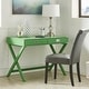 preview thumbnail 21 of 26, Kenton X Base Wood Accent Campaign Writing Desk iNSPIRE Q Modern