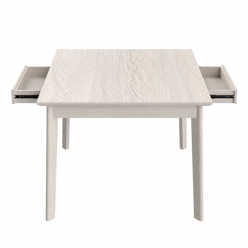 Wooden Square Dining Table - Grey