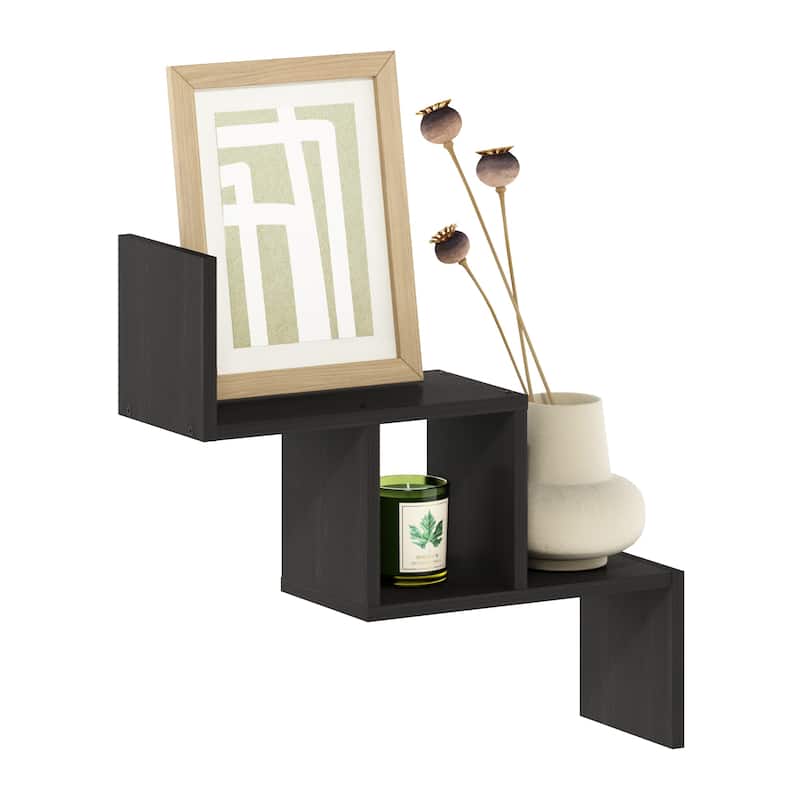 Furinno Rossi Wall Mount Floating Ladder Shelf