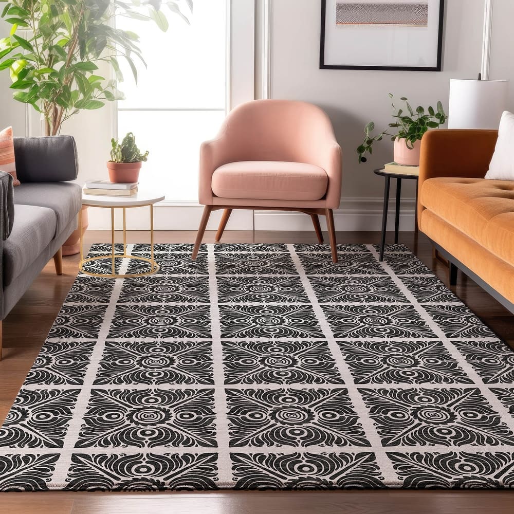 Premium Washable Super Soft Traditional Mosaic Mayfield Rug