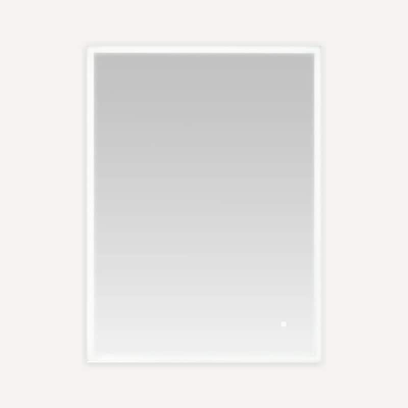 AQUADOM Edge 20" Led Lighted Mirror for Bathroom with Defogger, Touch Control. - 20"x32"x1.5" - 20"x32"x1.5"