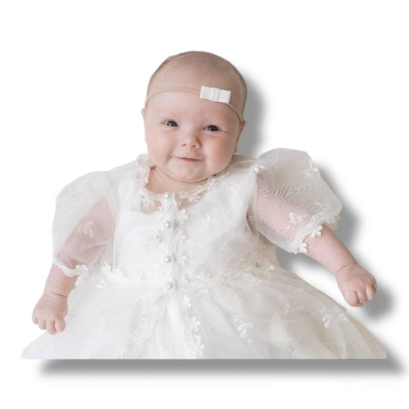 Laurenza's Baby Girls Christening Outfit Set