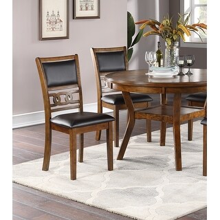 5-Piece Round Dining Table Set with 4 Cushioned Chairs - Bed Bath ...