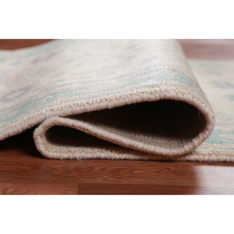 Oushak Oriental Runner Rug Handmade Wool Carpet - 2'7" x 7'10"