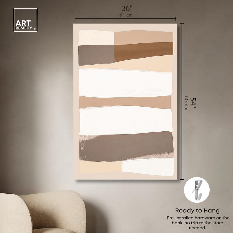 Linear Landscape I Canvas by Art Remedy, Gallery Wrapped