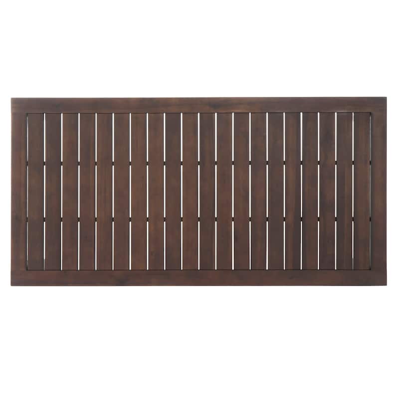 Manila Outdoor Acacia Wood Dining Table by Christopher Knight Home - 69"W x 35"D x 29.5"H