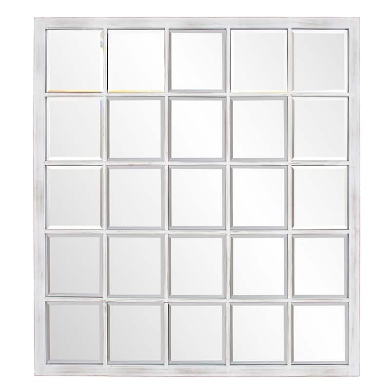 Allan Andrews Metal Framed Beveled Superior Wall Mirror