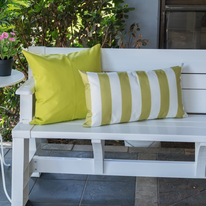 Olivia Striped Outdoor Throw Pillow