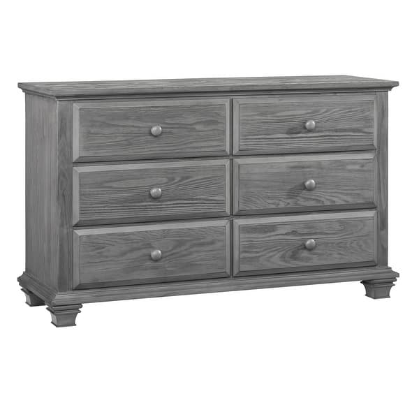 slide 2 of 7, Oxford Baby Kenilworth 6 Drawer Dresser Graphite Gray