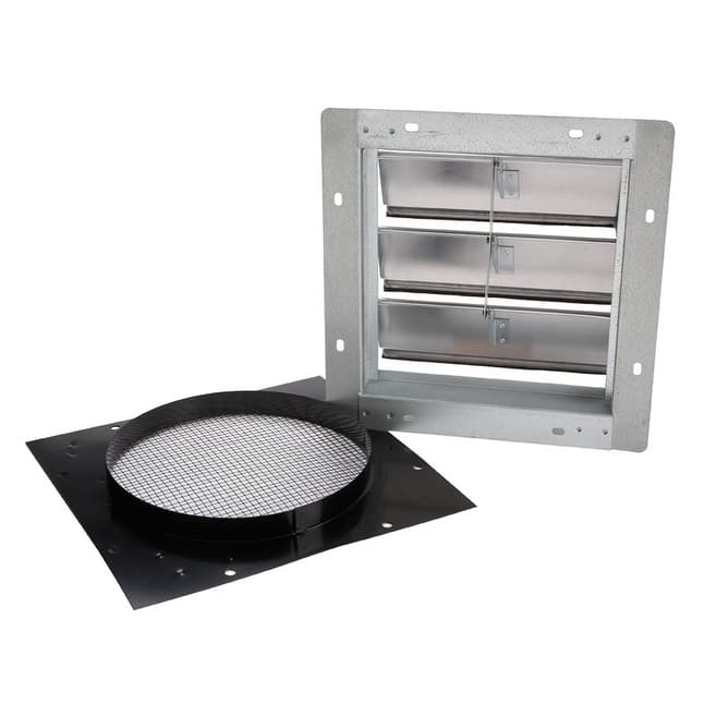 Broan 10" Round Duct Wall Cap with Gravity Damper