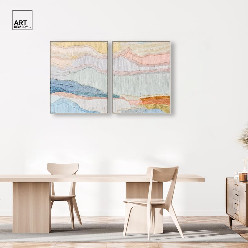 Gentle Breeze II Canvas Set of 2 by Art Remedy