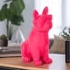 preview thumbnail 10 of 8, Sagebrook Home 10" Solid Color Cool Shades Novelty Boston Terrier - 7" x 5" x 10"
