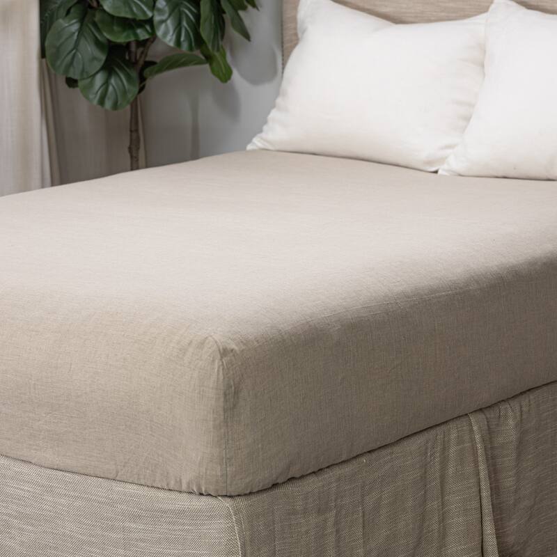 Cottage Home Linen Box Spring Cover