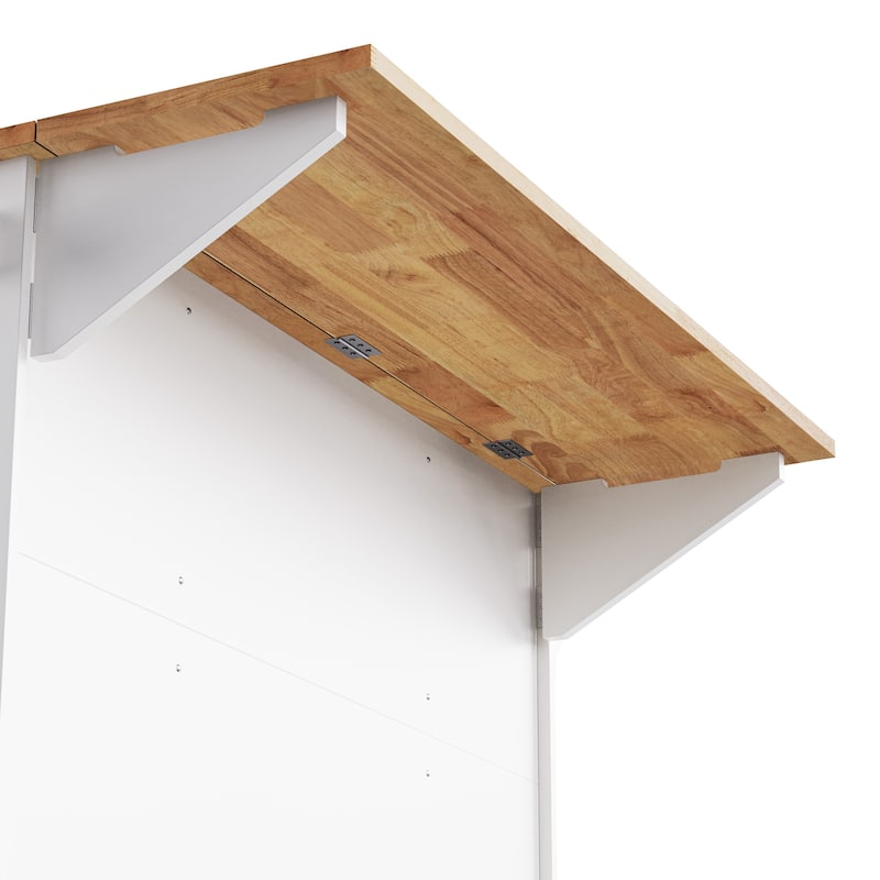 54" Large Kitchen Island with 4 Doors and 3 Drawers