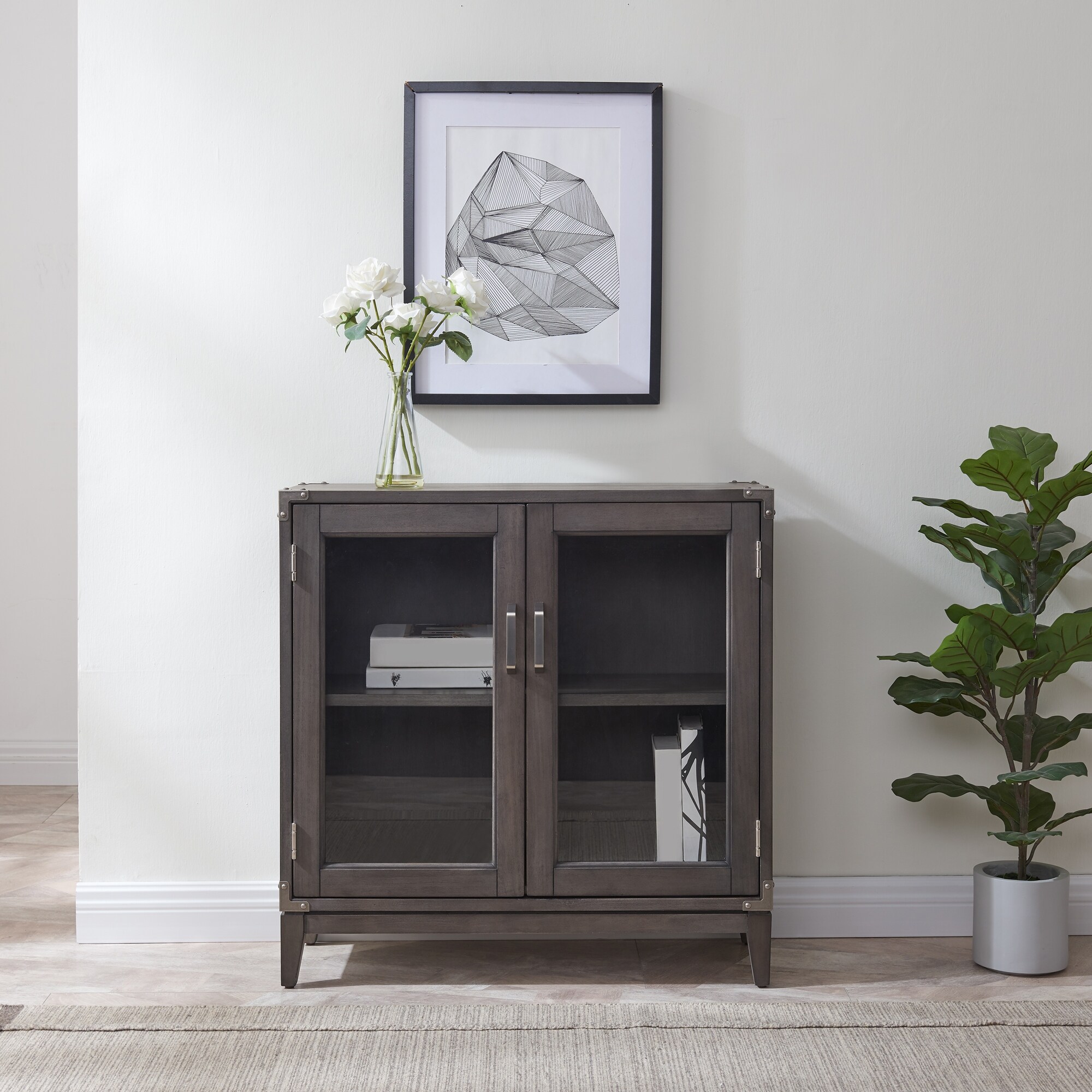 Foyer cheap accent cabinet