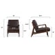 preview thumbnail 67 of 101, Poly & Bark Verity Leather Lounge Chair - Full Grain Genuine Italian Leather