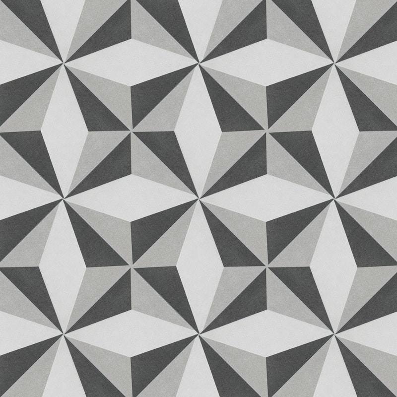 Merola Tile Twenties Mini Diamond 3-7/8" x 3-7/8" Ceramic Floor and Wall Tile