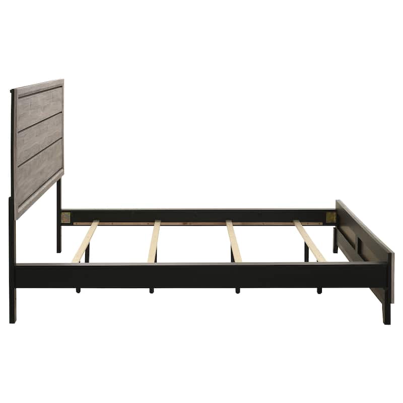 Watson Transitional Wood Panel Bed
