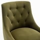 preview thumbnail 70 of 106, SEYNAR Modern Dining Chairs Set of 6, Velvet Accent Chair Tufted Back Armless Chair with Back Pull