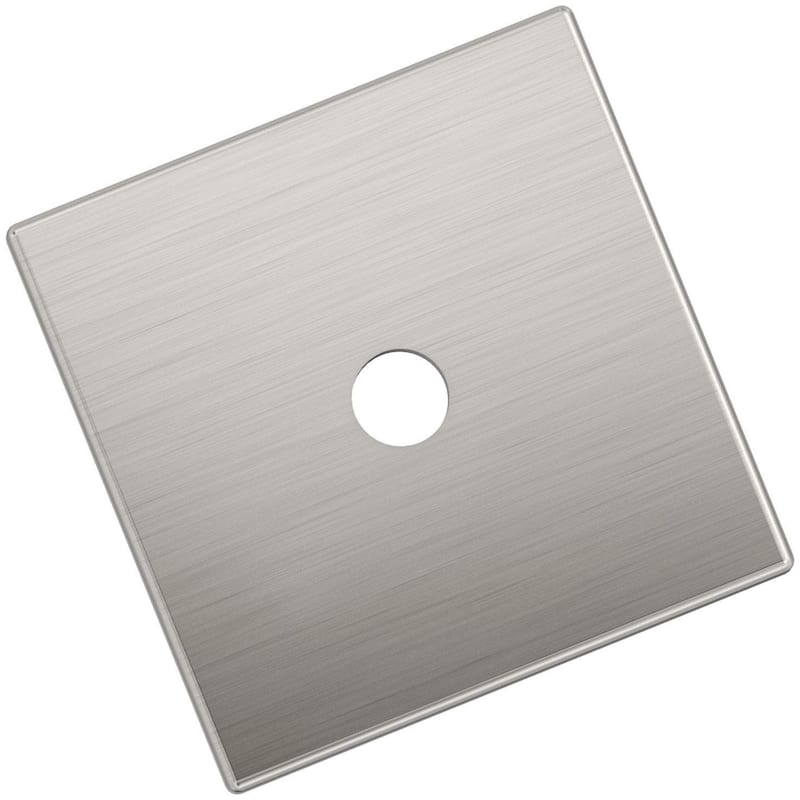 Amerock BP37760 Ladera 1-3/16" Backplate for Cabinet Knobs - Satin Nickel
