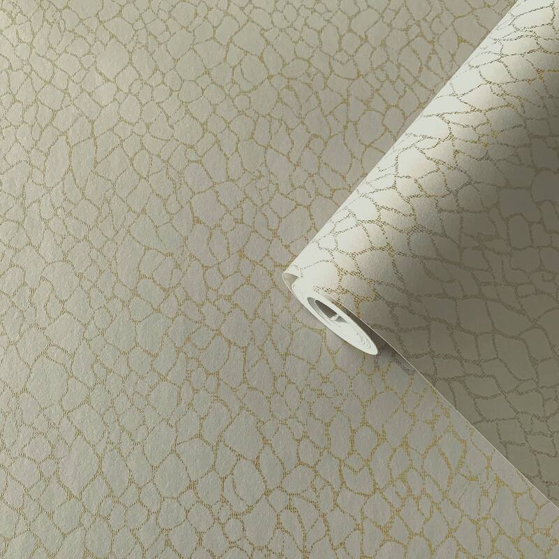 Galerie Wallcoverings Boutique Geometric Webbing Non-woven Metallic Wallpaper Roll