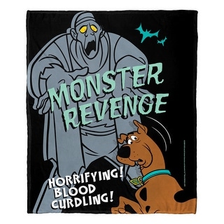 Warner Brothers Scooby-Doo Monsters Revenge Silk Touch Throw Blanket