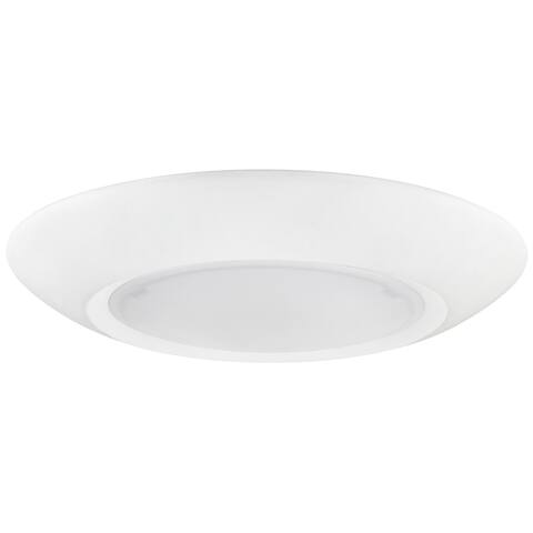 Sunlite 6 in. White Dimmable ETL Listed Energy Star Flush Mount, CCT Color Tunable 2700K, 3000K, 3500K, 4000K, 5000K - 6 in