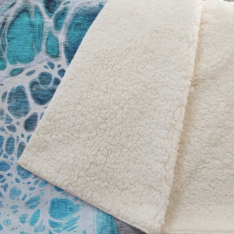 Premium Machine Washable Abstract Contemporary Throw Blanket