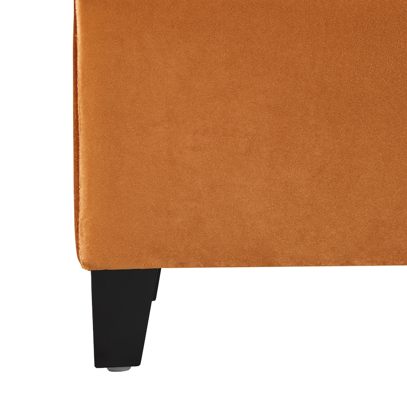 Mission Tufted Fabric Storage Ottoman Bench by Christopher Knight Home