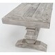 preview thumbnail 6 of 7, Sagrada Sierra Grey Wood Dining Bench
