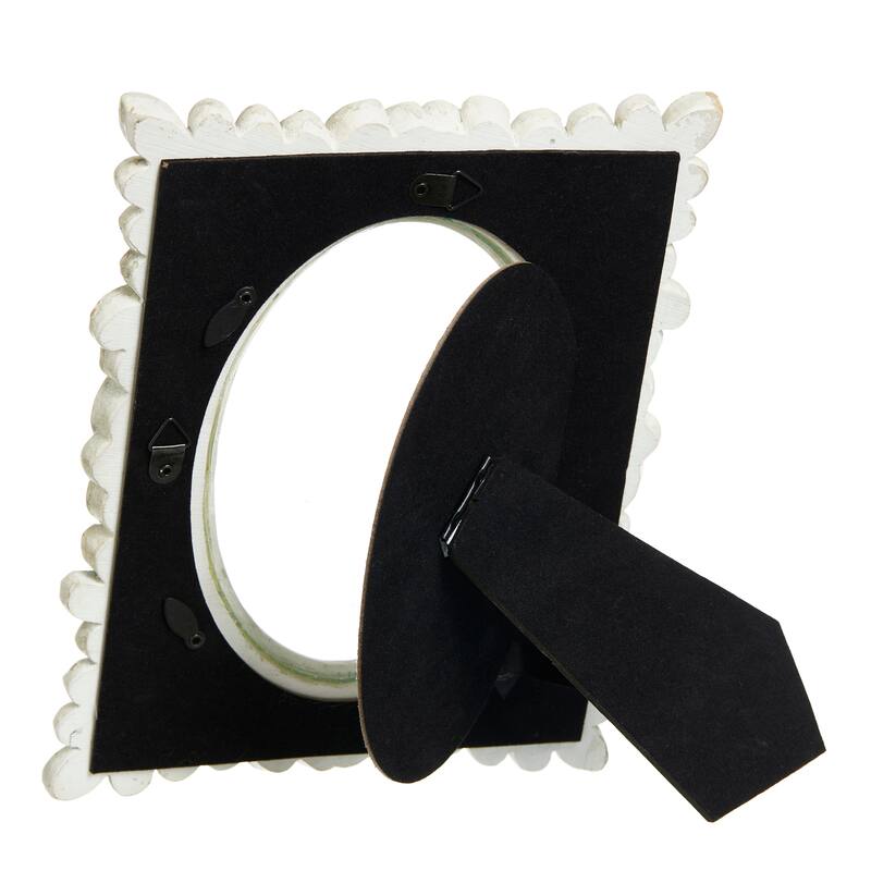 Glitzhome 4x6 Xmas Ornate Resin Wall or Tabletop Picture Frames Set of 2 or 4