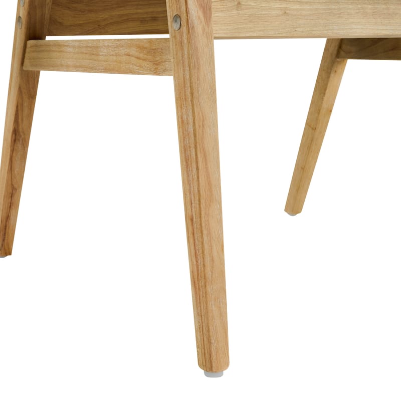 Christopher Knight Home - Harlowe Mid-Century Modern Upholstered Dining Chairs Set of 2 with Solid Ruberwood Legs