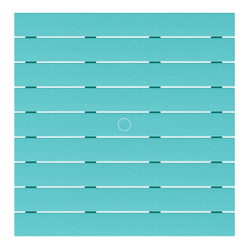 Polytrends Laguna Kids Outdoor 31" Square Poly Dining Table