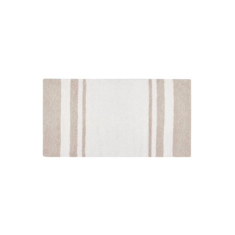 Madison Park Spa Cotton Reversible Bath Rug