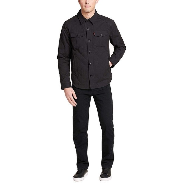 levi's quilted shirt jacket