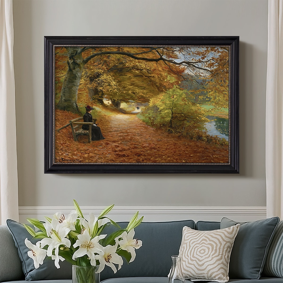 A-Wooded-Path-in-Autumn-1902-