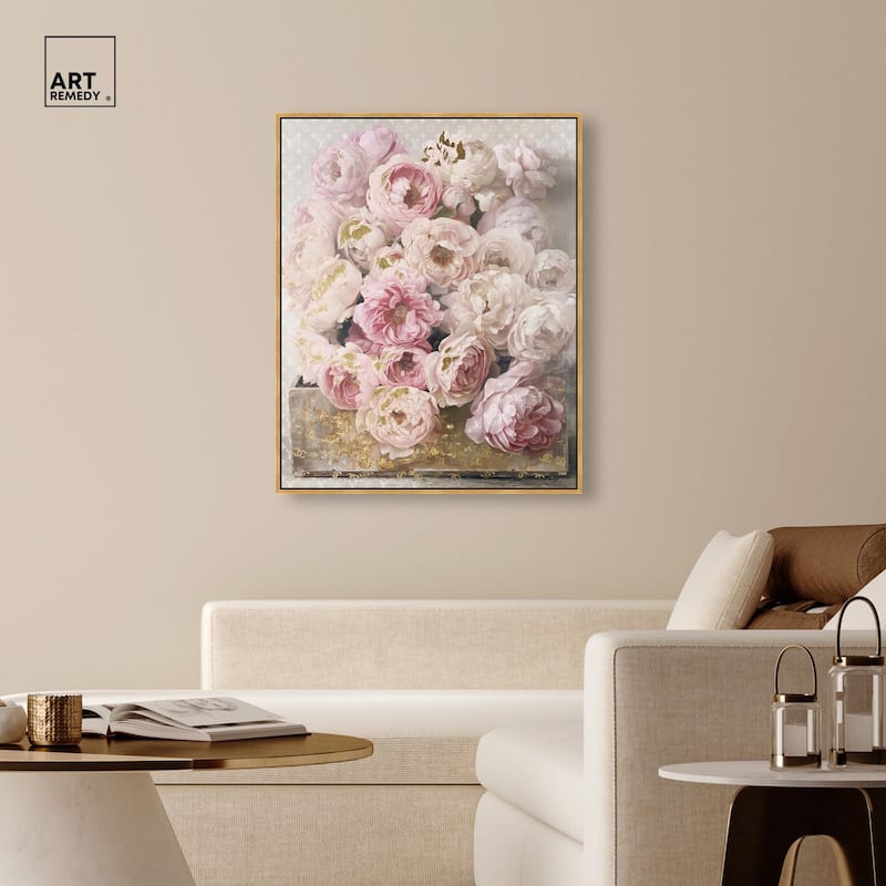 Beautiful Glam Floral Case Canvas by Art Remedy