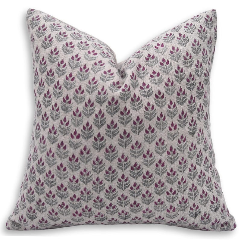 Fabdivine Linen Bohemian Block print pillow Cover - Pillow Covers - 14" x 36"