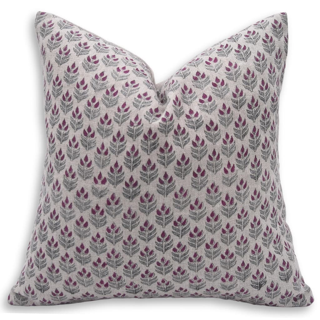 Fabdivine Linen Bohemian Block print pillow Cover