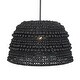preview thumbnail 4 of 7, Uttermost Persephone Black Bead 1 Light Pendant - N/A