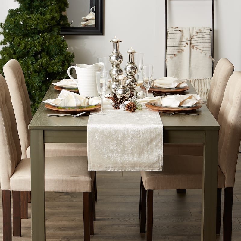 DII Velvet Table Runner 14x108