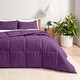 preview thumbnail 88 of 138, Bare Home Hypoallergenic Down Alternative Comforter Set Full - Plum