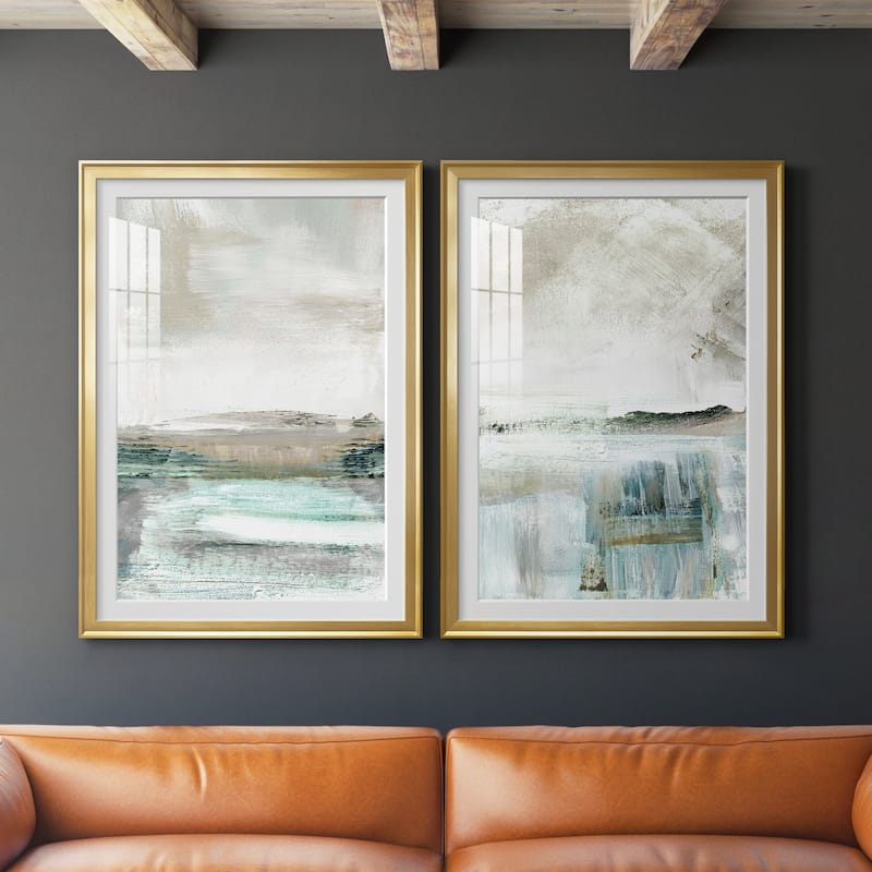 Summer Teal I Premium Framed Print - Ready to Hang