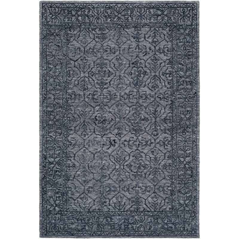 Livabliss Sicily Casual Solid Color Wool Area Rug