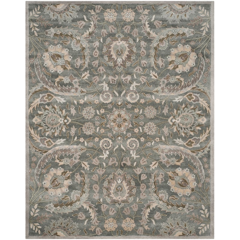 SAFAVIEH Handmade Bella Faith Modern Floral Wool Rug