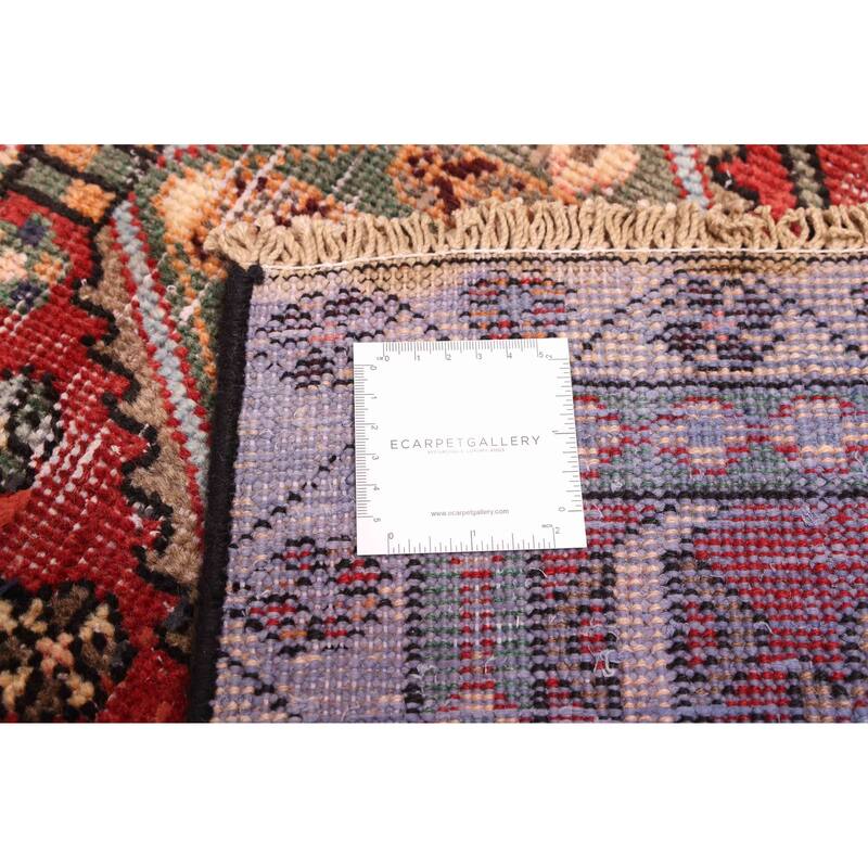 ECARPETGALLERY Hand-knotted Kayseri Vintage Red Wool Rug - 4'6 x 6'8